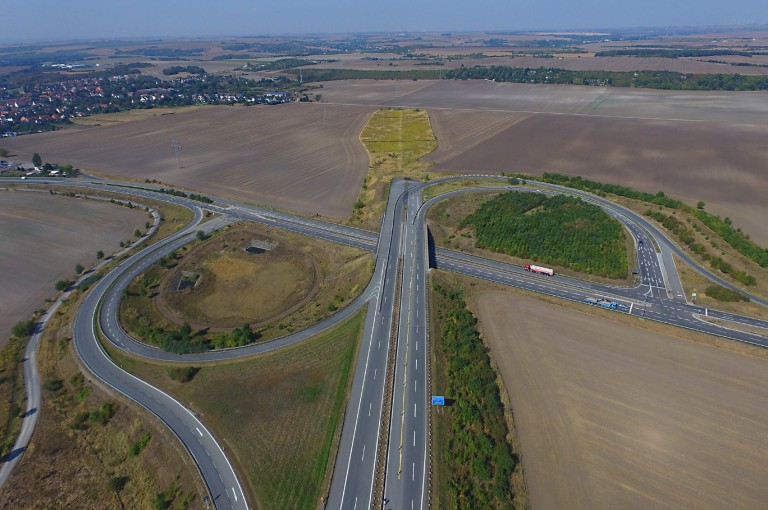 Autobahnende A143 Augenflug