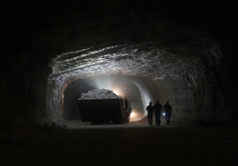 Salzbergwerk Bernburg Augenflug